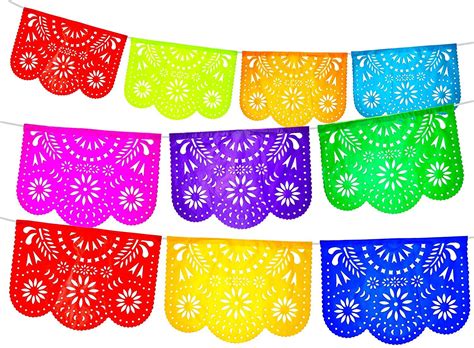 papel picado printable|traditional mexican paper picado.